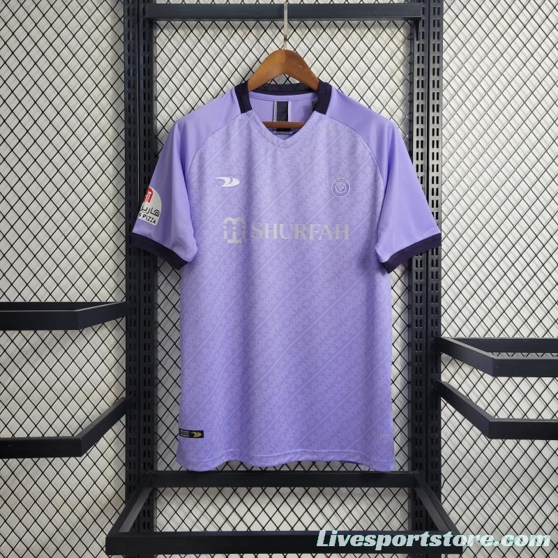 22 23 Al-Nassr FC Forth Purple Jersey