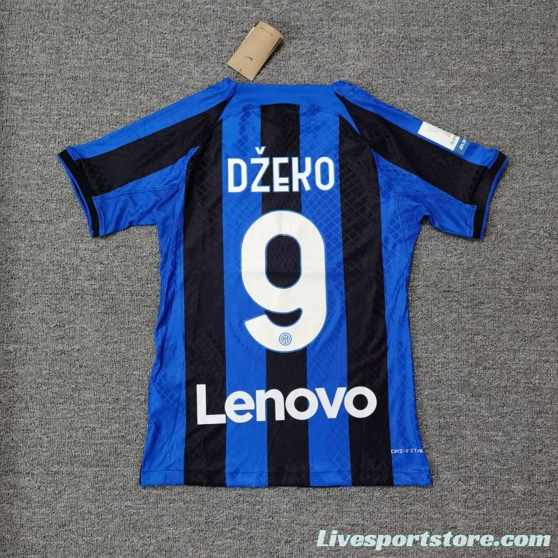 Player Version 22 23 Inter Milan Home Super Cup Jersey