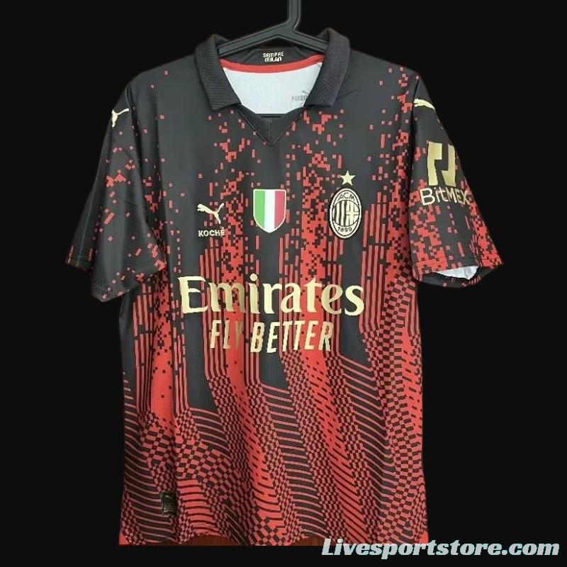 22/23 AC Milan X Koché Special Red/Black Jersey