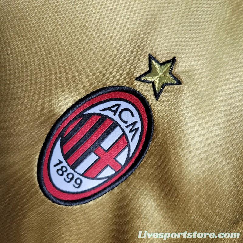 Retro 2013/14 Season AC Milan Third Golden Jersey