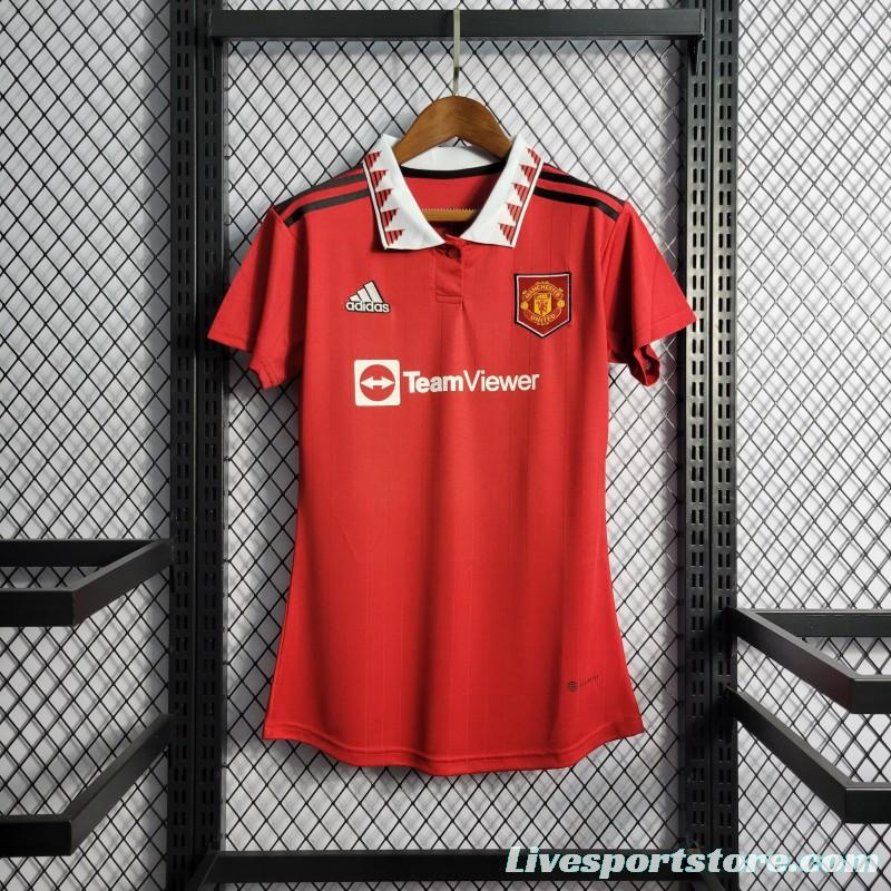 22/23 Women Manchester United Home Jersey