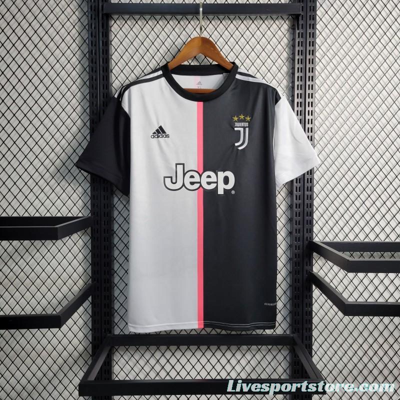 Retro 19/20 Juventus Home Soccer Jersey