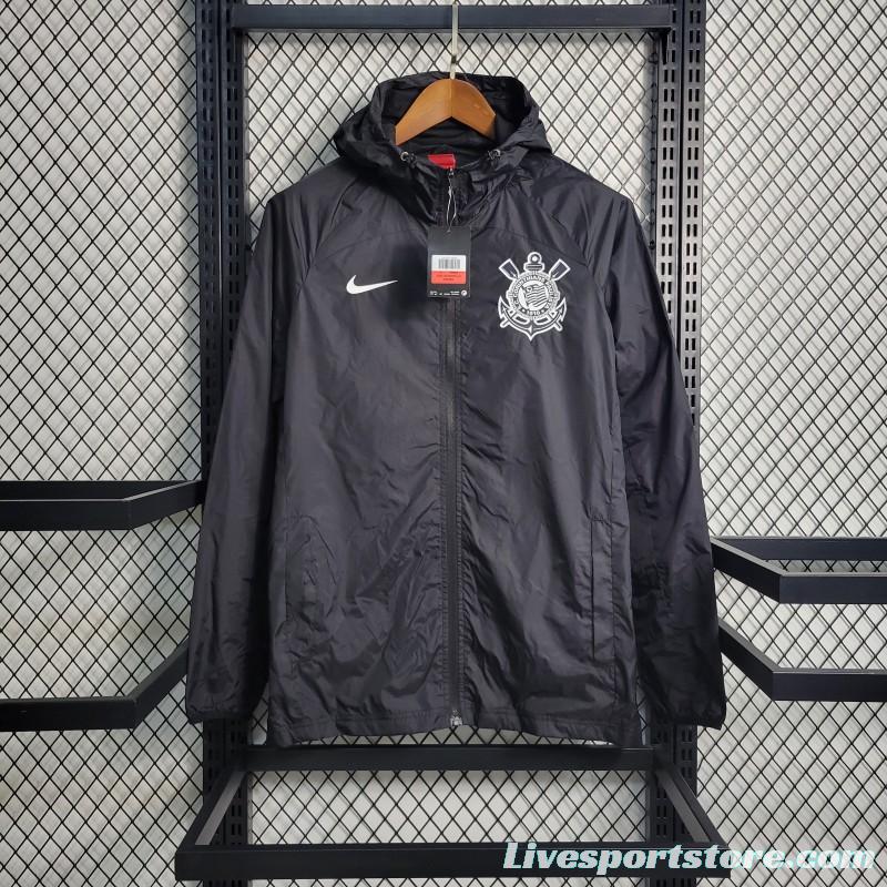 22-23 Corinthians Black Windbreaker