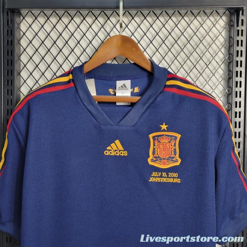 2022 Spain Blue Icon Remake 2010 Season Jersey