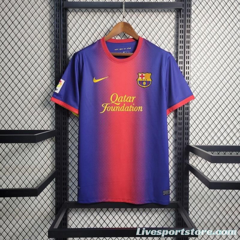 Retro 12/13 Barcelona Home Jersey