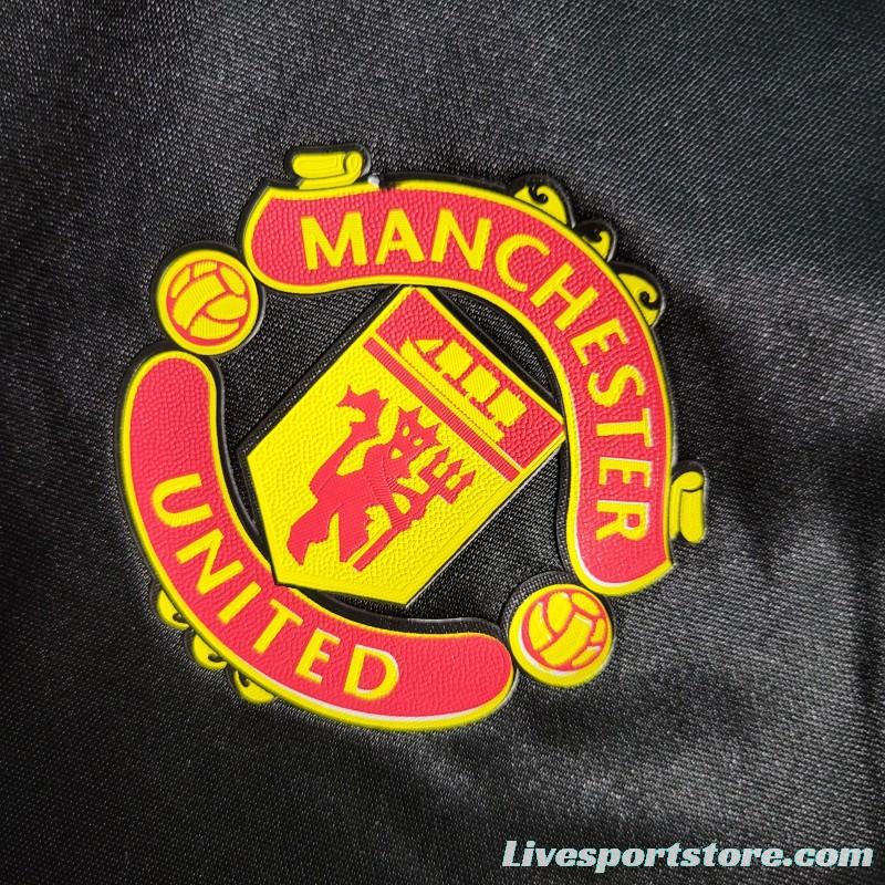 Retro 98/99 Manchester United Black Third Jersey