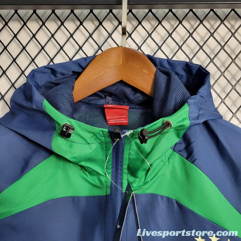 2023 Brazil Royal Blue Windbreaker