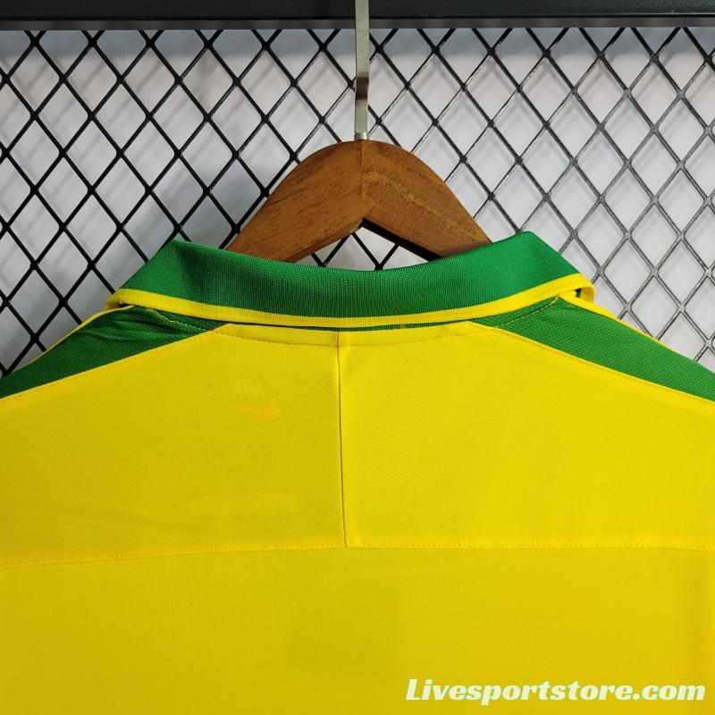 Retro1997 Brazil Home Jersey