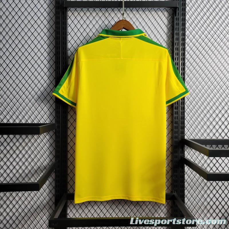 Retro1997 Brazil Home Jersey