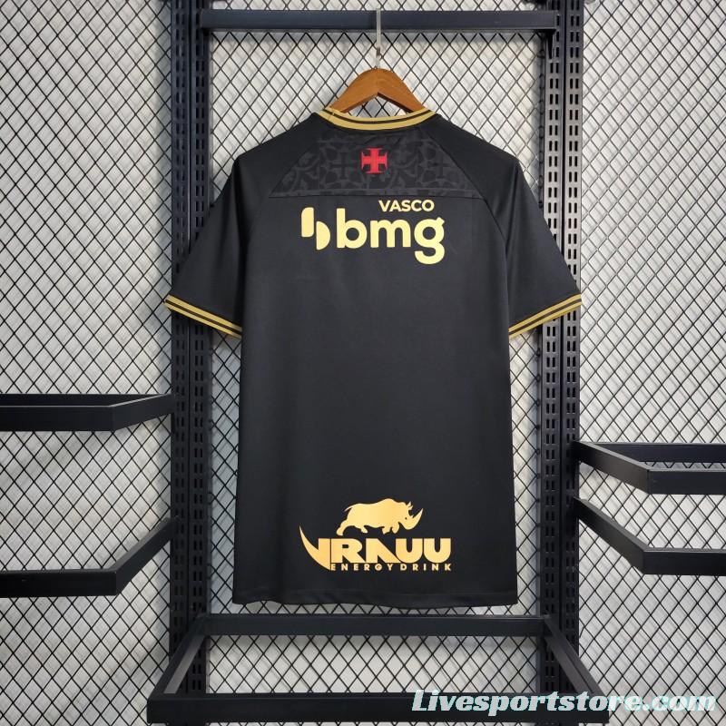 23/24 Vasco Da Gama Black Jersey With Full Sponsors