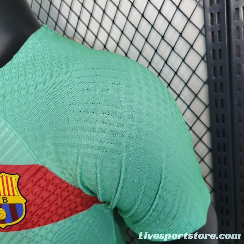 Player Version 23-24 Barcelona Green Special Jersey