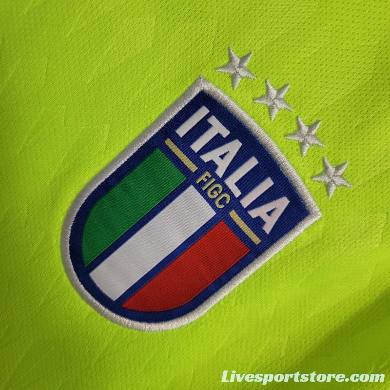 23-24 Italy Goalkeeper Green Jersey