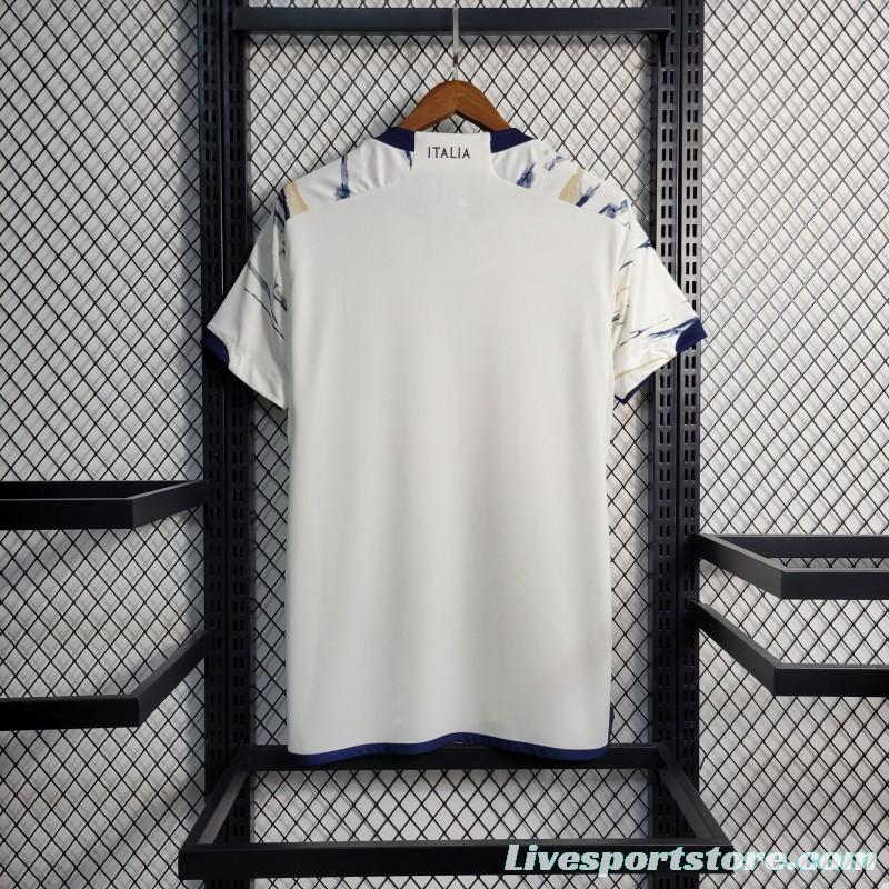 2023 Italy Away White Jersey