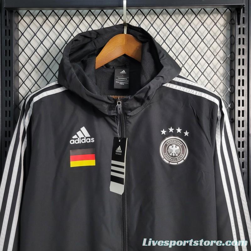 2023 Germany Black Windbreaker