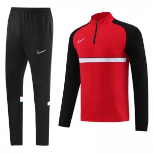 2023 NIKE Red Half Zipper Jacket +Pants