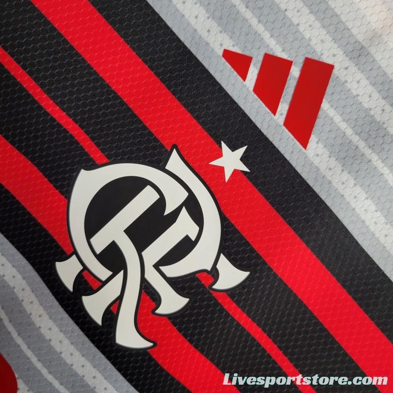 23-24 Flamengo Grey Stripe Special Edition Jersey