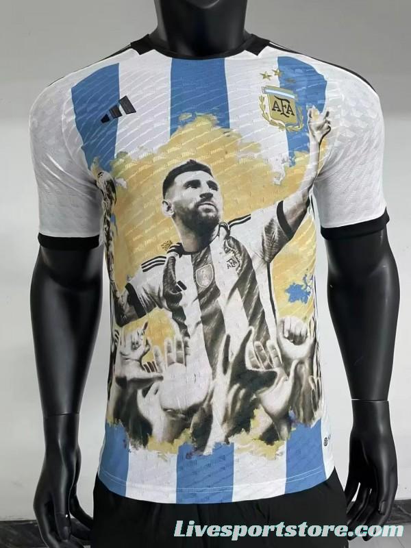 Player Version 2023 Argentina Messi Special Jersey