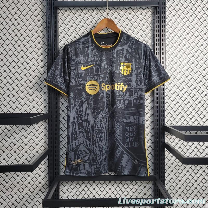 23-24 Barcelona Black Gold Special Edition Jersey