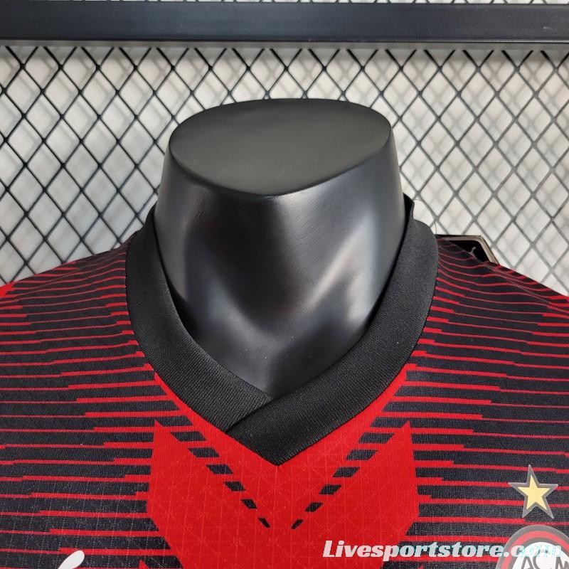 Player Version 23-24 AC Milan Home Jersey