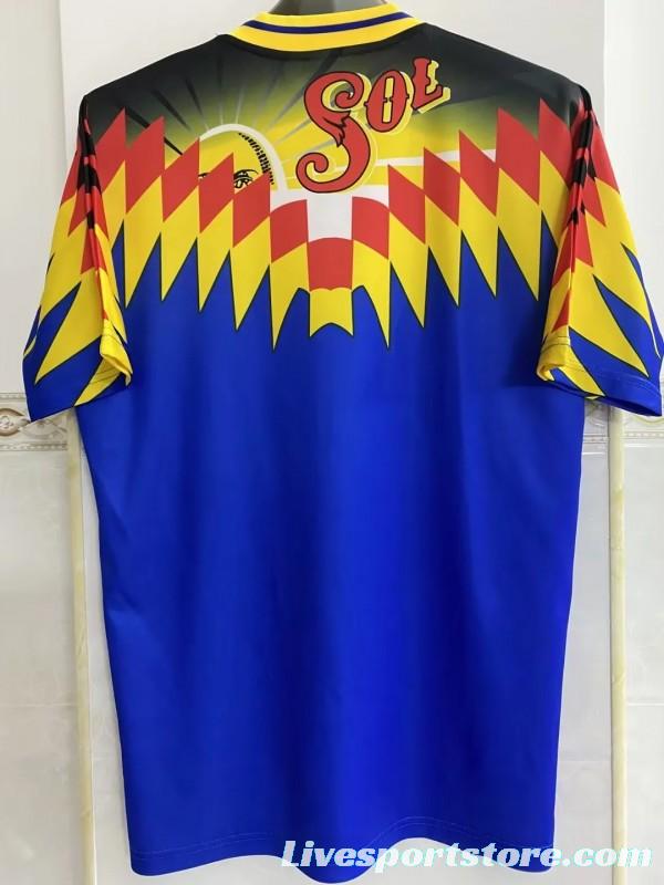 Retro 94/95 Club America Away Blue Jersey