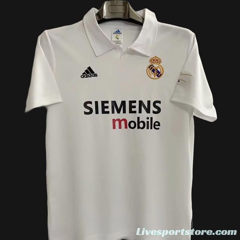 Retro 02/03 Real Madrid Home Century Jersey