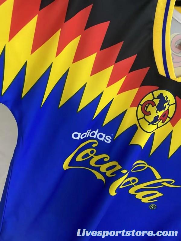 Retro 94/95 Club America Away Blue Jersey