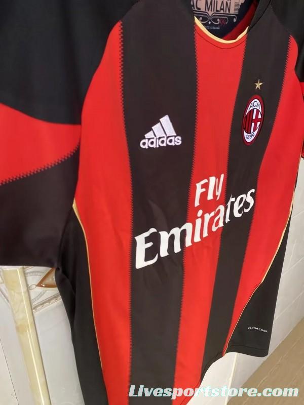 Retro 10/11 AC Milan Home Jersey