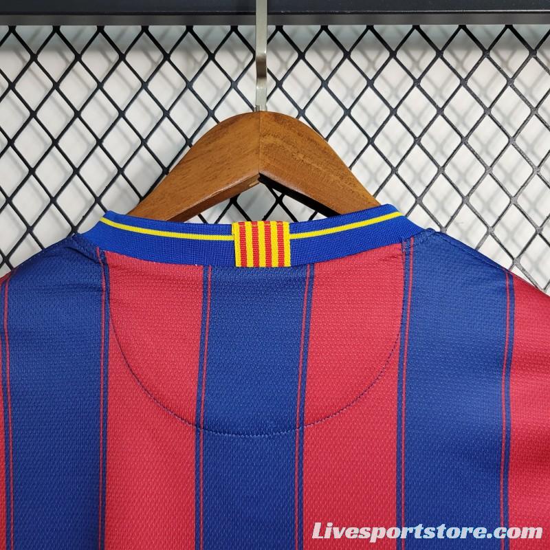 Retro 09-10 Barcelona Home Soccer Jersey