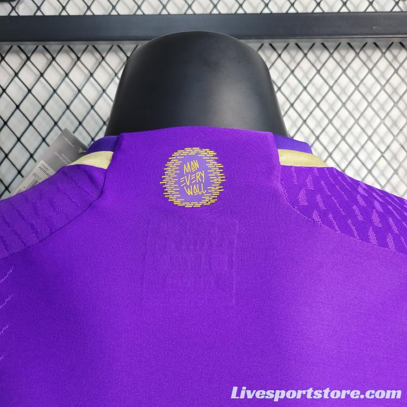 Player Version 23-24 Orlando City Home Soccer Jersey