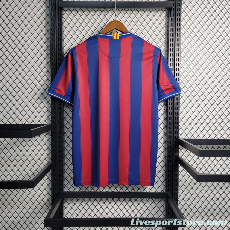 Retro 09-10 Barcelona Home Soccer Jersey