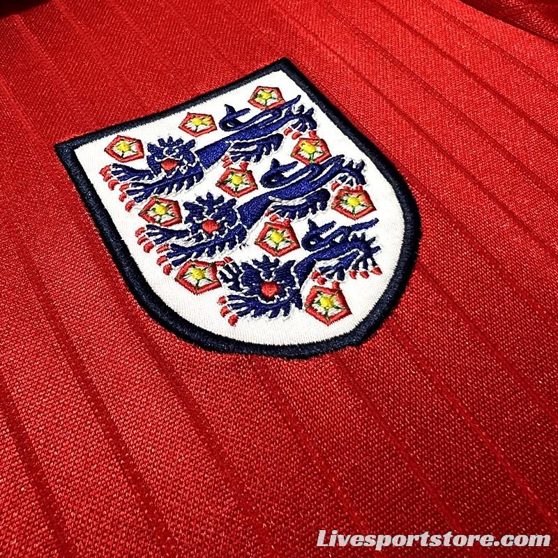 Retro 84/87 England Away Soccer Jersey