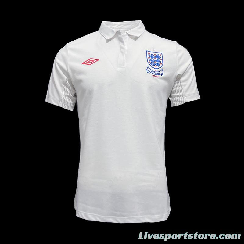 Retro 2010 England Home Soccer Jersey