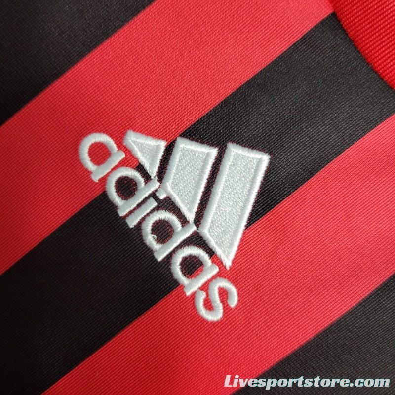 Retro 07-08 AC Milan Home Long Sleeve Jersey