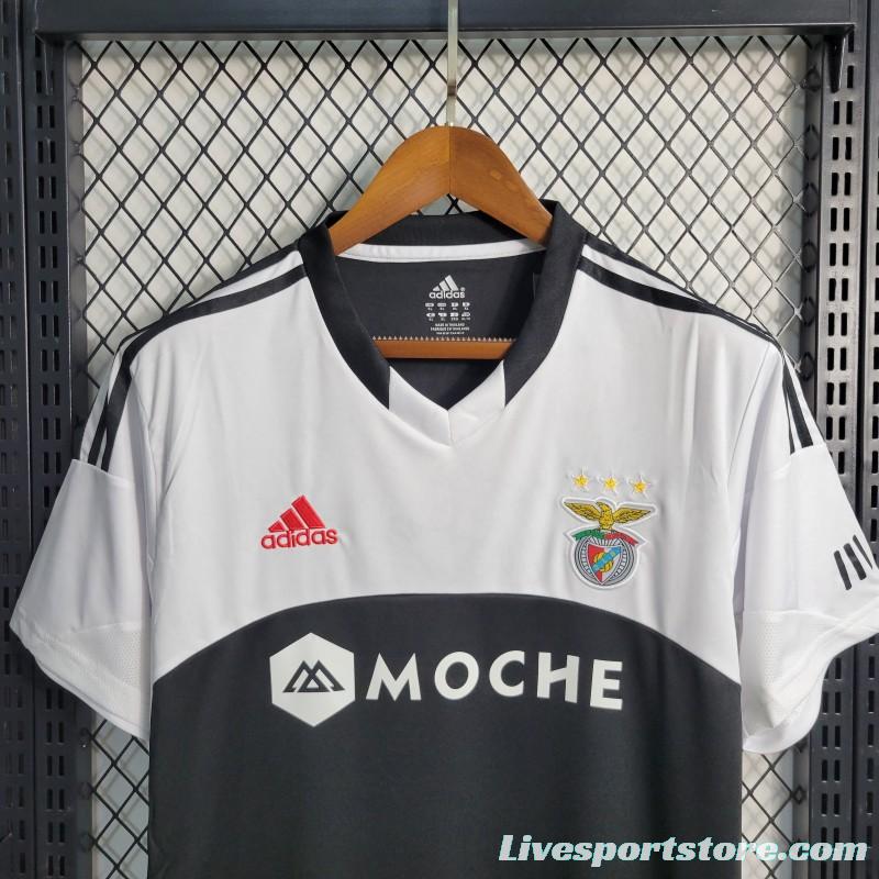 Retro 13-14 Benfica  Away Black/White Jersey