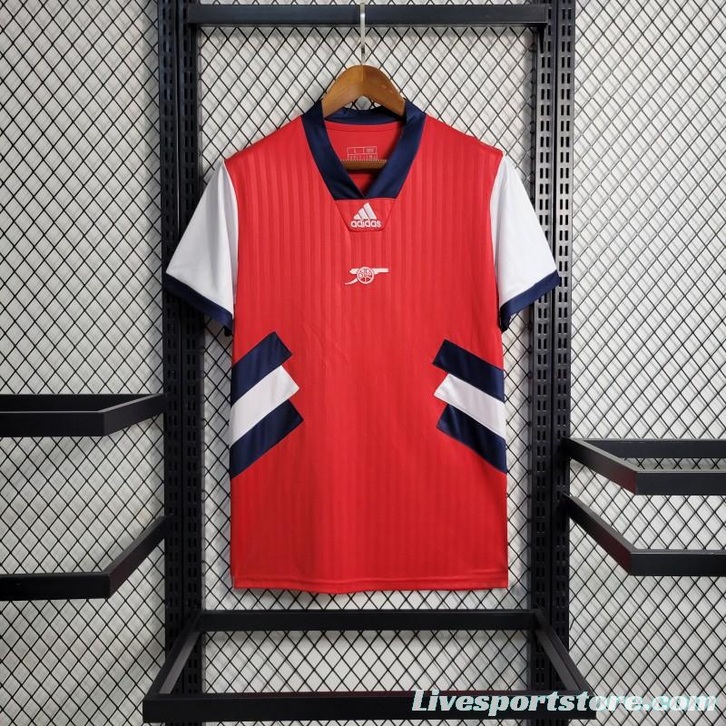 23-24 Arsenal Red Icon Jersey with Embroidery logo