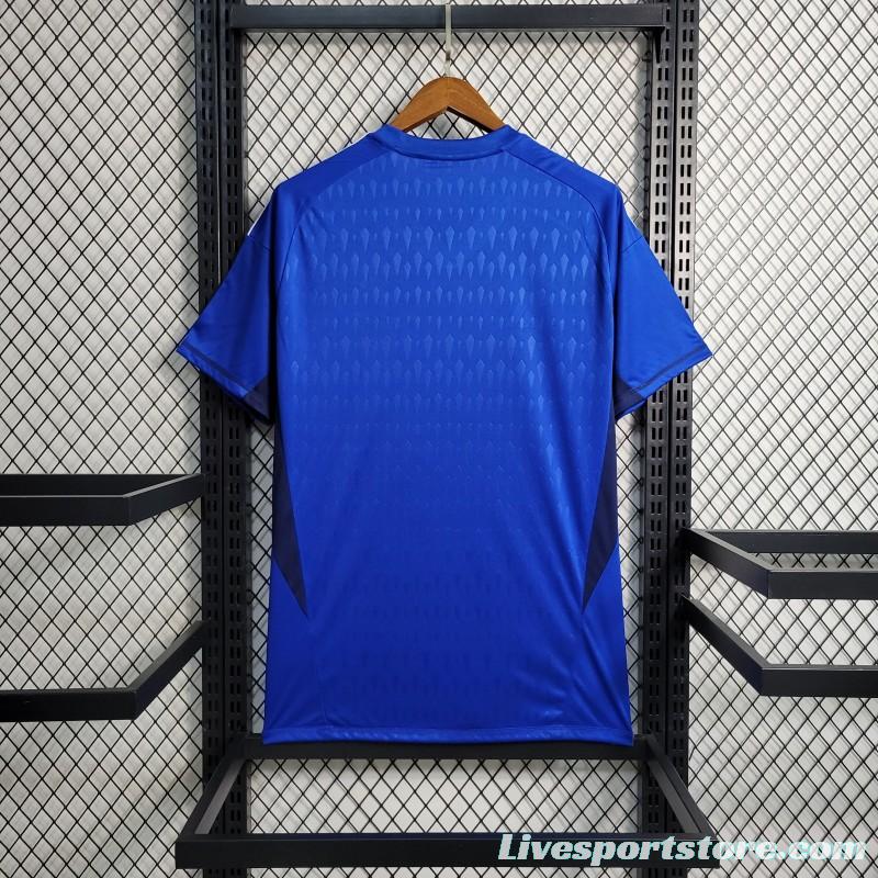 23-24 Cruzeiro Goalkeeper Blue Jersey