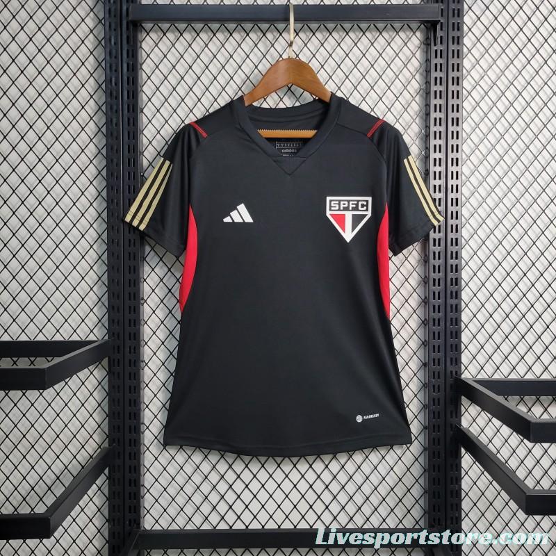 23-24 Women Sao Paulo Black Training Jersey