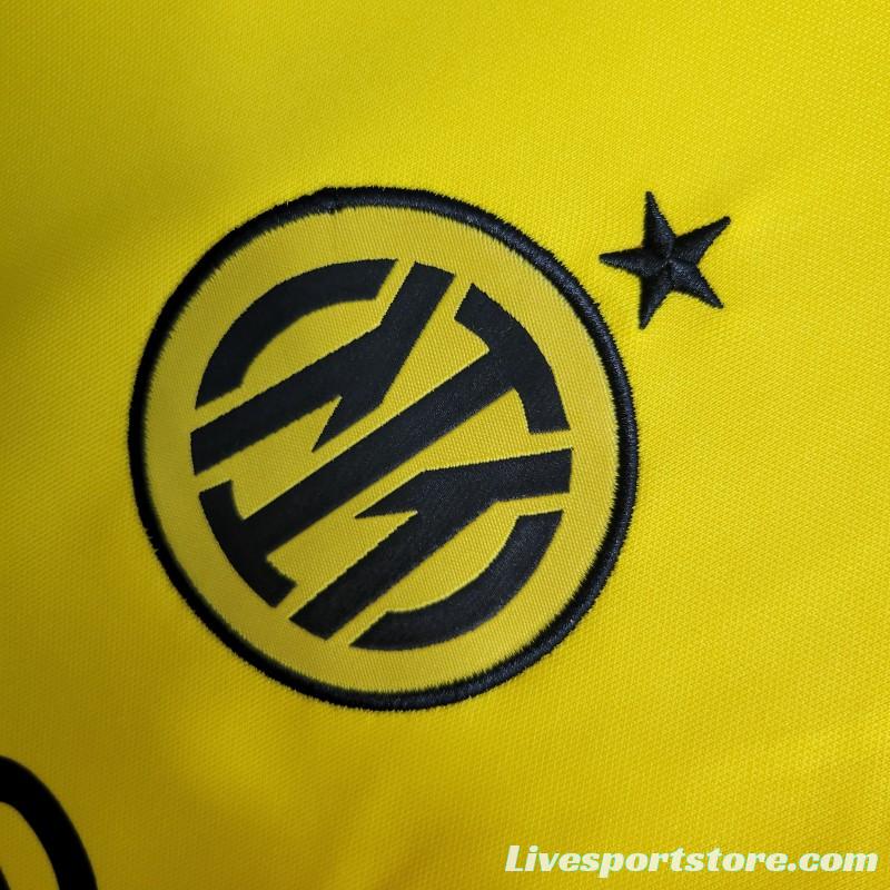 22-23 Inter Milan Third Yellow Jersey