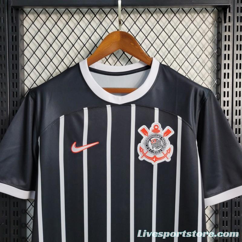 23-24 Corinthians Away Black Jersey