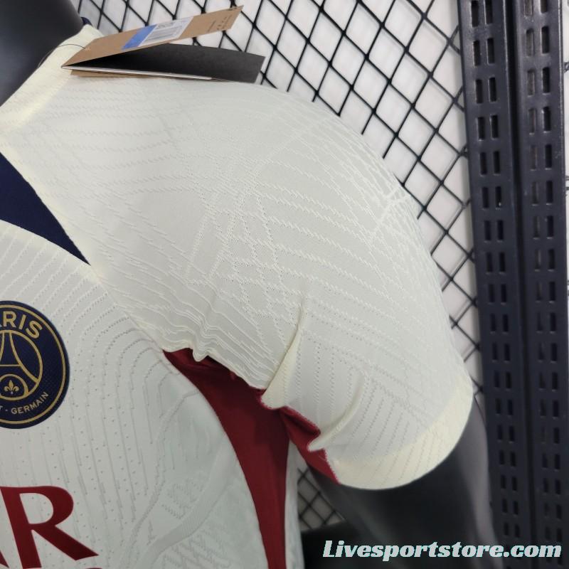 Player Version 23-24 PSG Training White Jersey