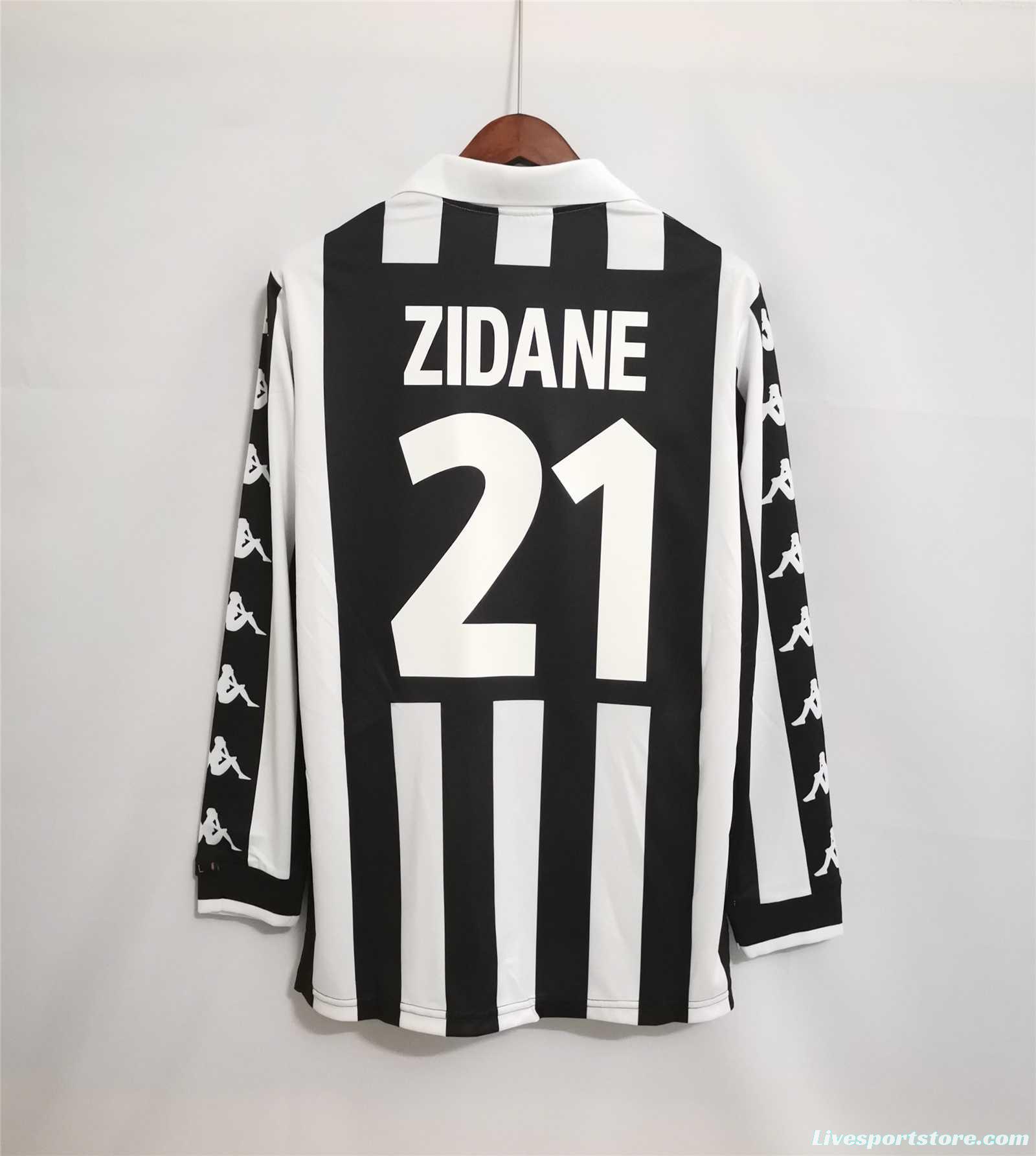 Retro 99/00 Juventus Home Long Sleeve Jersey