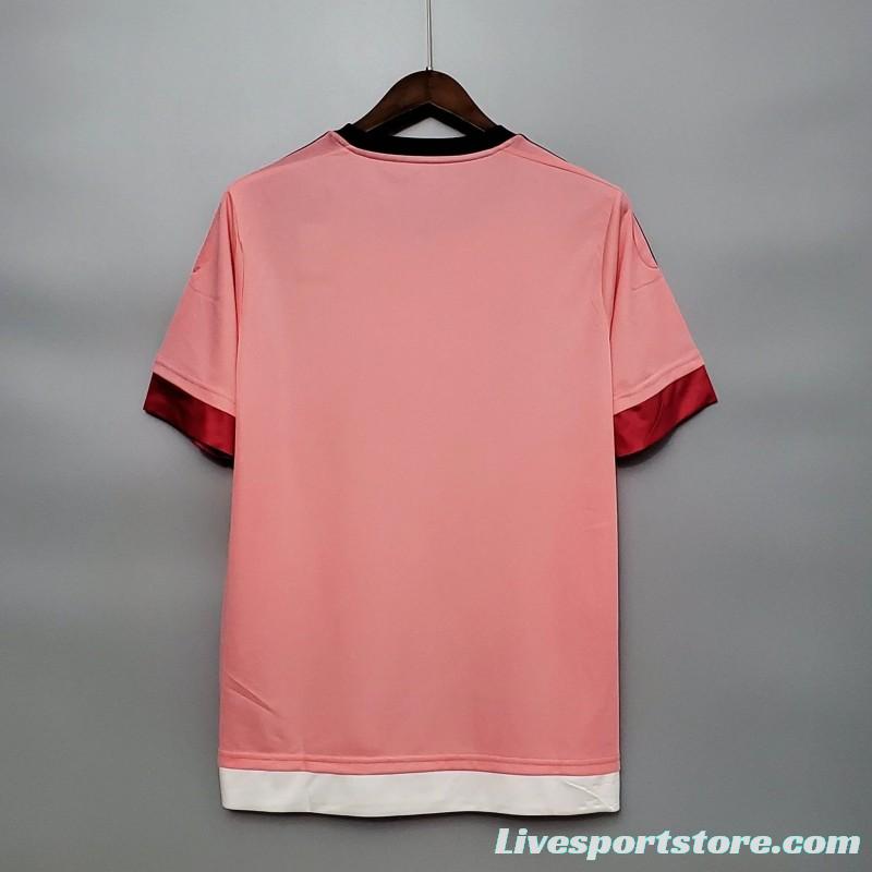 Retro 15/16 Juventus Away Pink Jersey