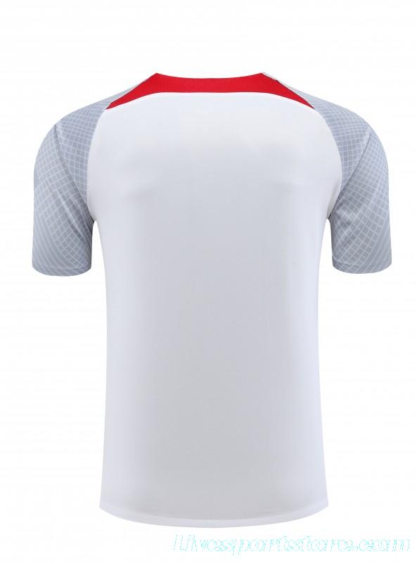 23-24 Liverpool White Grey Short Sleeve+Shorts