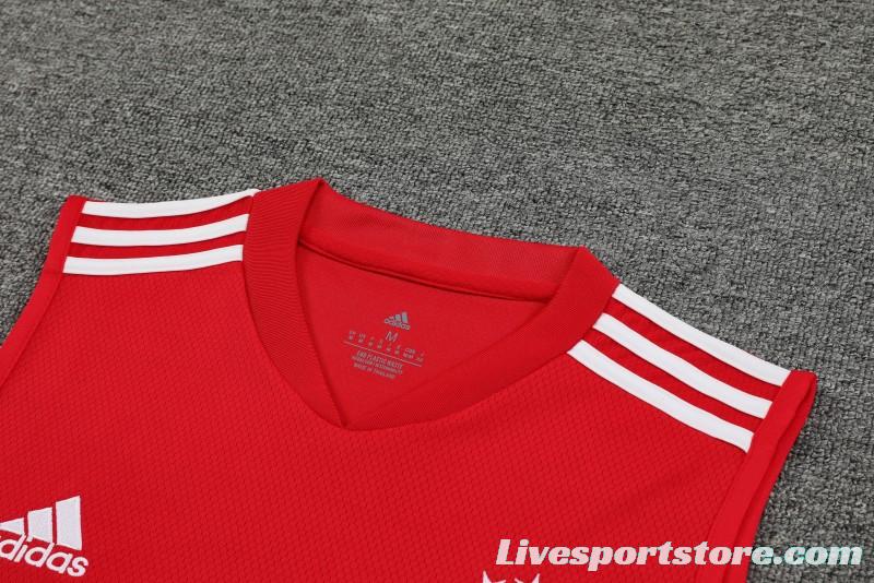 23-24 Bayern Munich Red Vest Jersey+Shorts