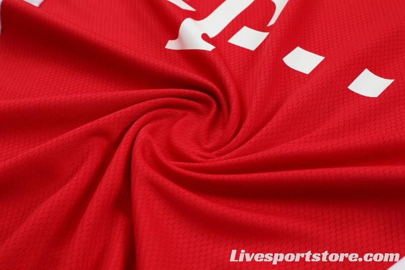 23-24 Bayern Munich Red Vest Jersey+Shorts