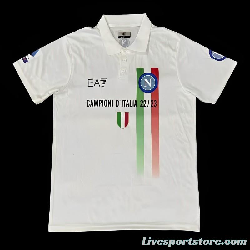 23/24 SSC Napoli White Special Polo Jersey