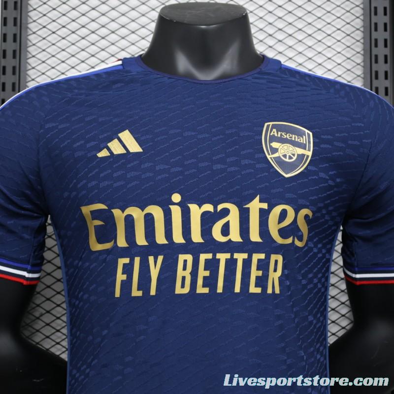 Player Version 23/24 Arsenal Away Navy Jersey