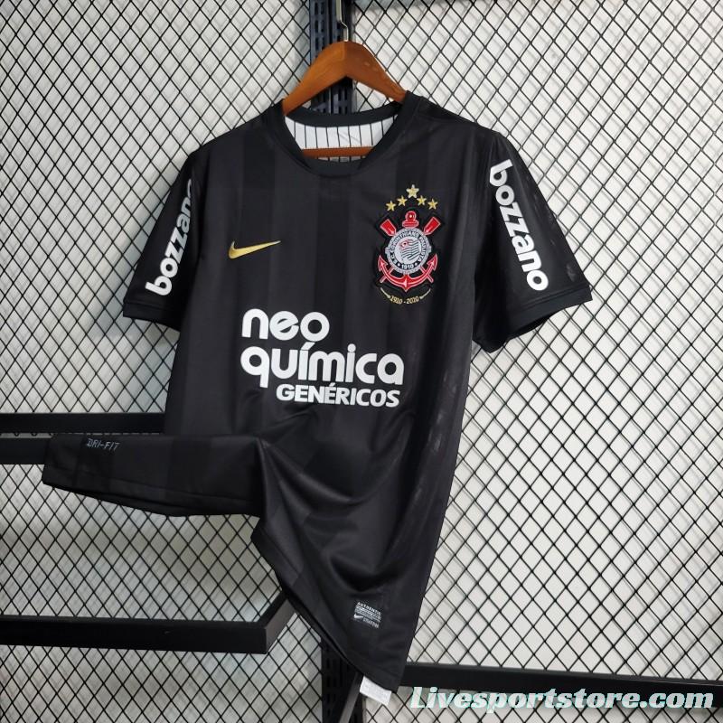 Retro 10/11 Corinthians Away Black Jersey