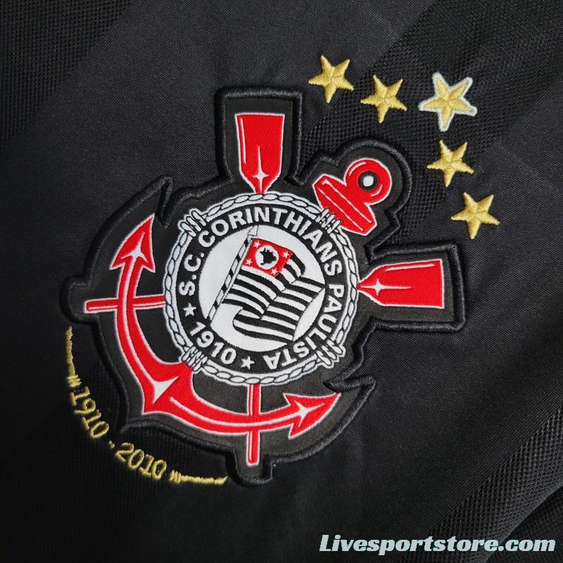 Retro 10/11 Corinthians Away Black Jersey