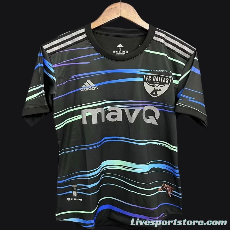 23/24 Dallas FC Third Black Jersey